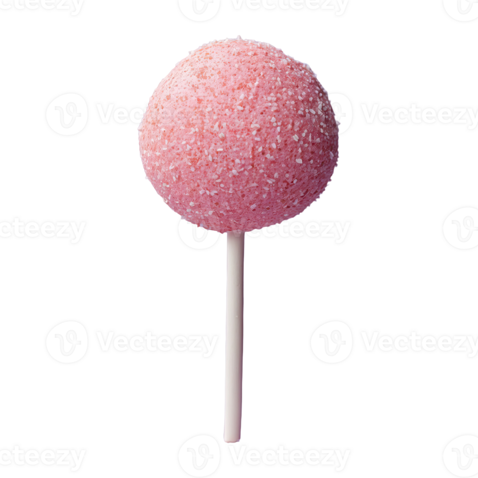 AI generated Cake Pop isolated on transparent background png