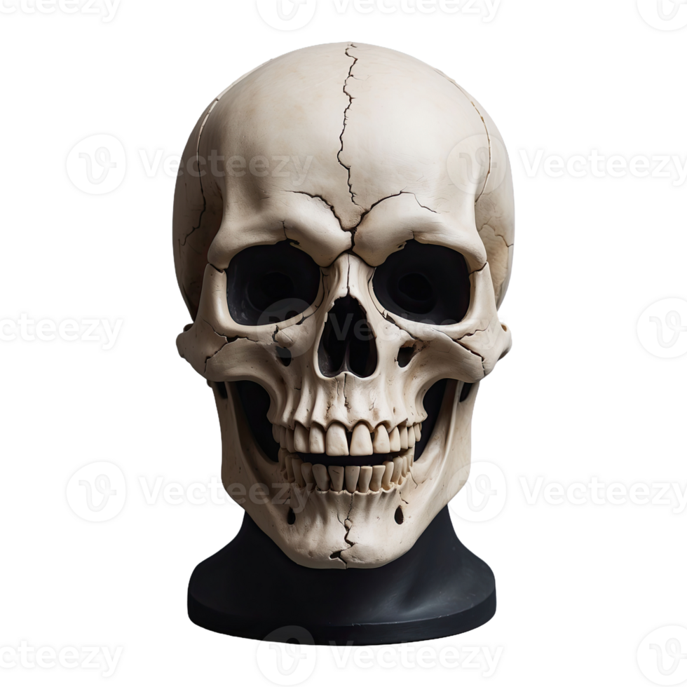 AI generated Skull Mask isolated on transparent background png