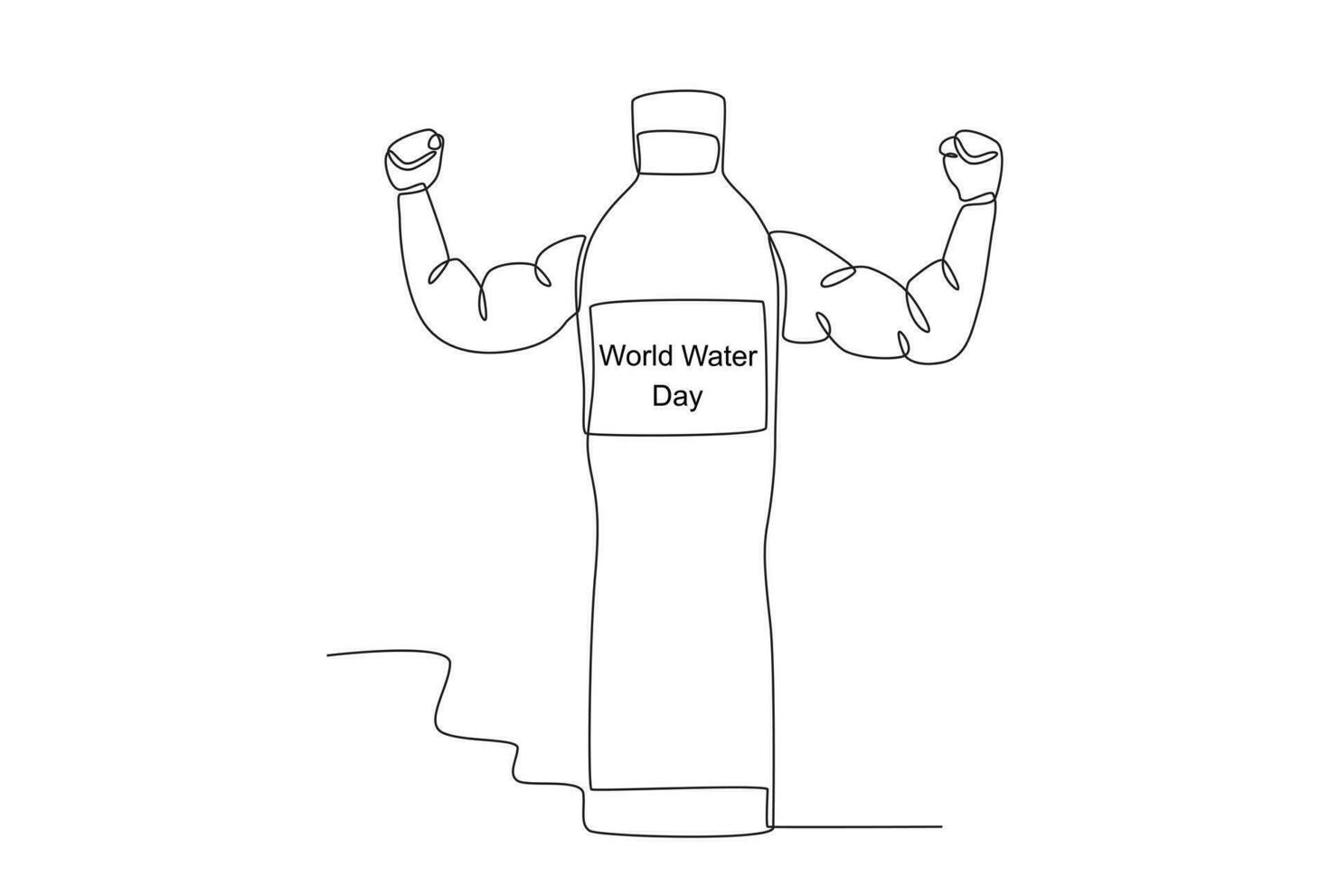 Water is a source of human energy vector