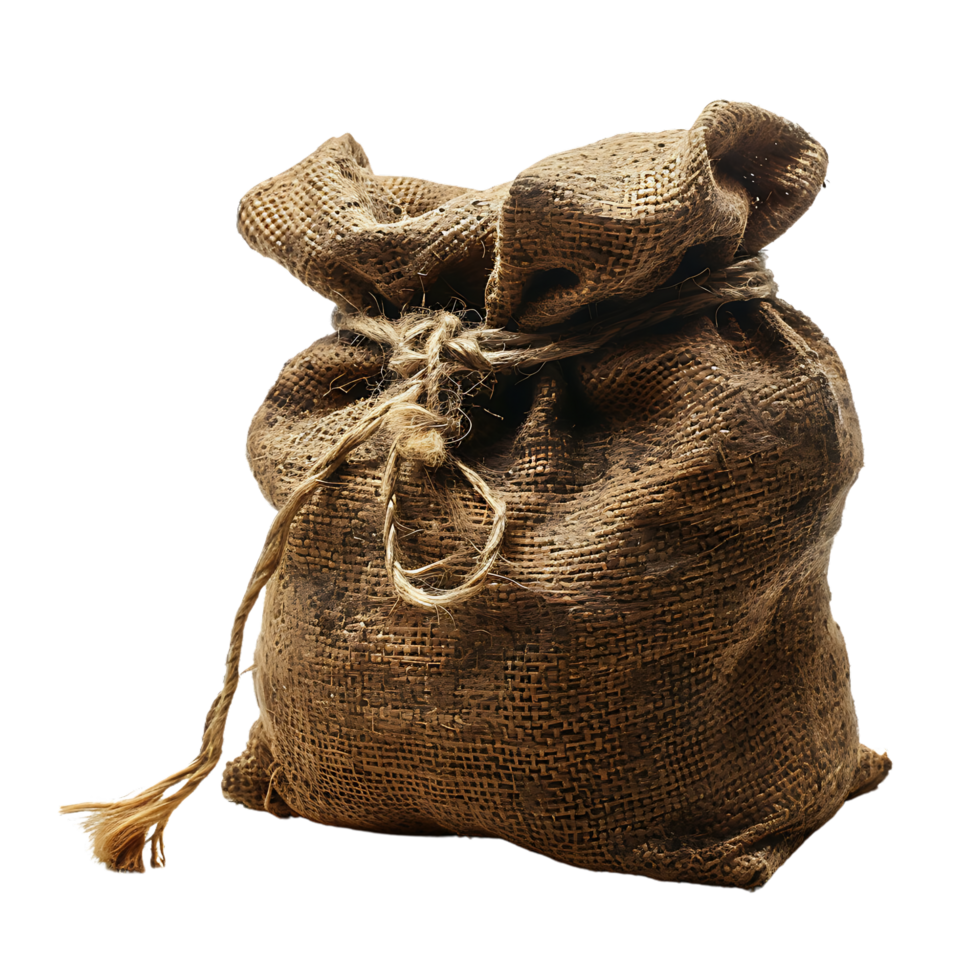 AI generated Elegant Fabric Bag for Storage png