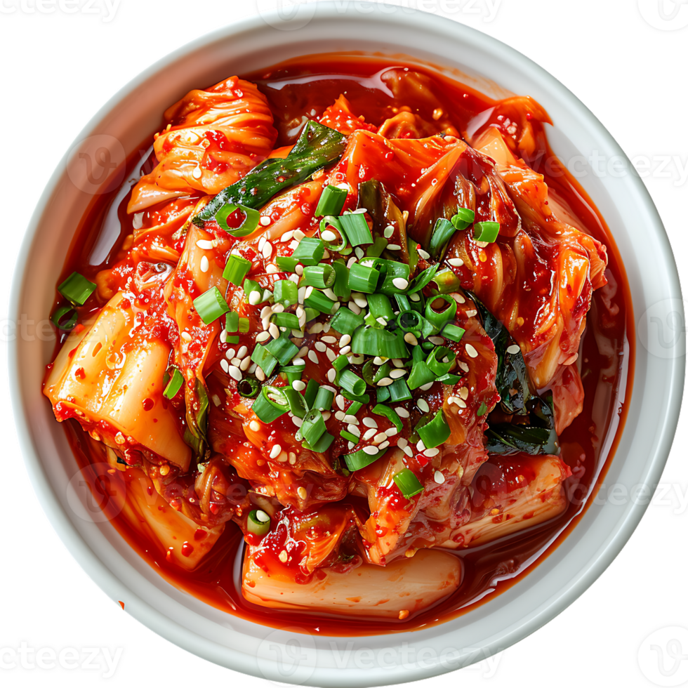 ai gerado picante coreano Kimchi png