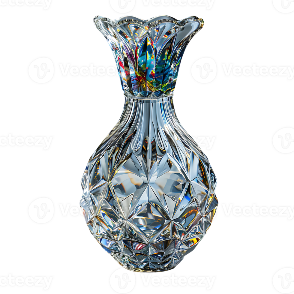 AI generated Elegant Crystal Vase 36409234 PNG