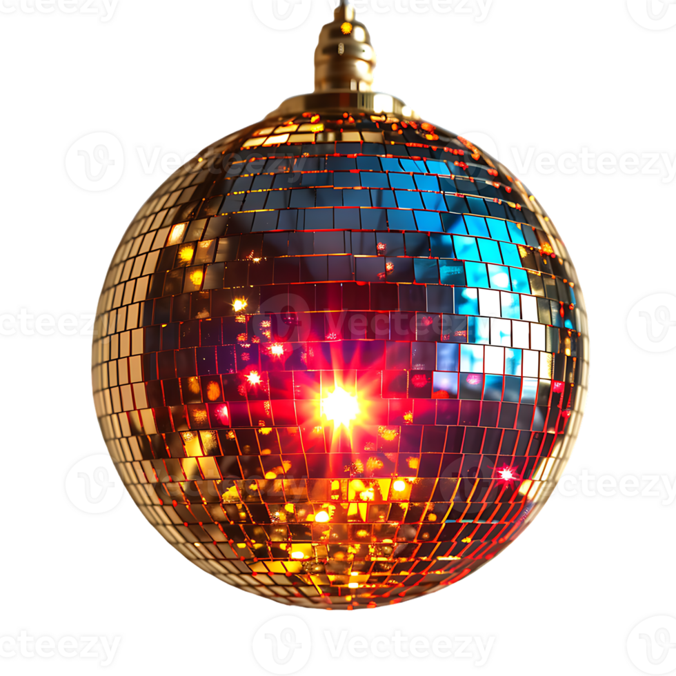 AI generated Modern Disco Ball png