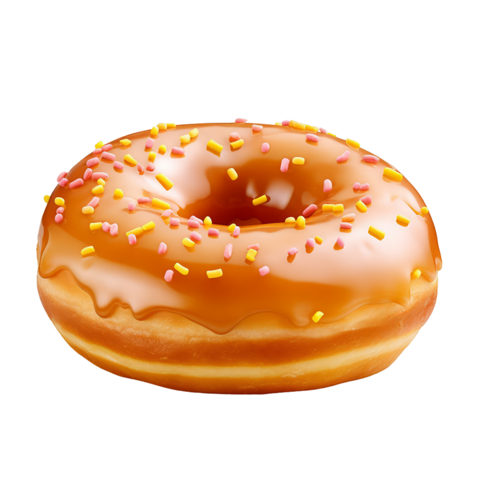 AI generated Glazed Donut Isolated On Transparent Background 36409683 PNG