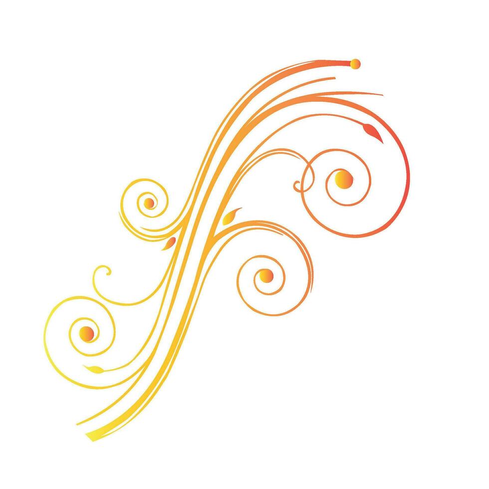 modern floral decorative oriental ornament abstract vector