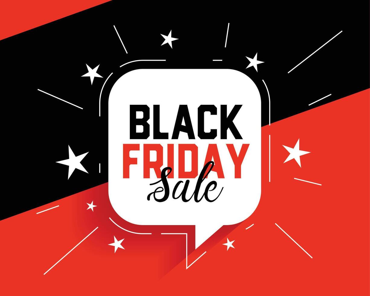 crazy black friday sale poster with bursting stars vector