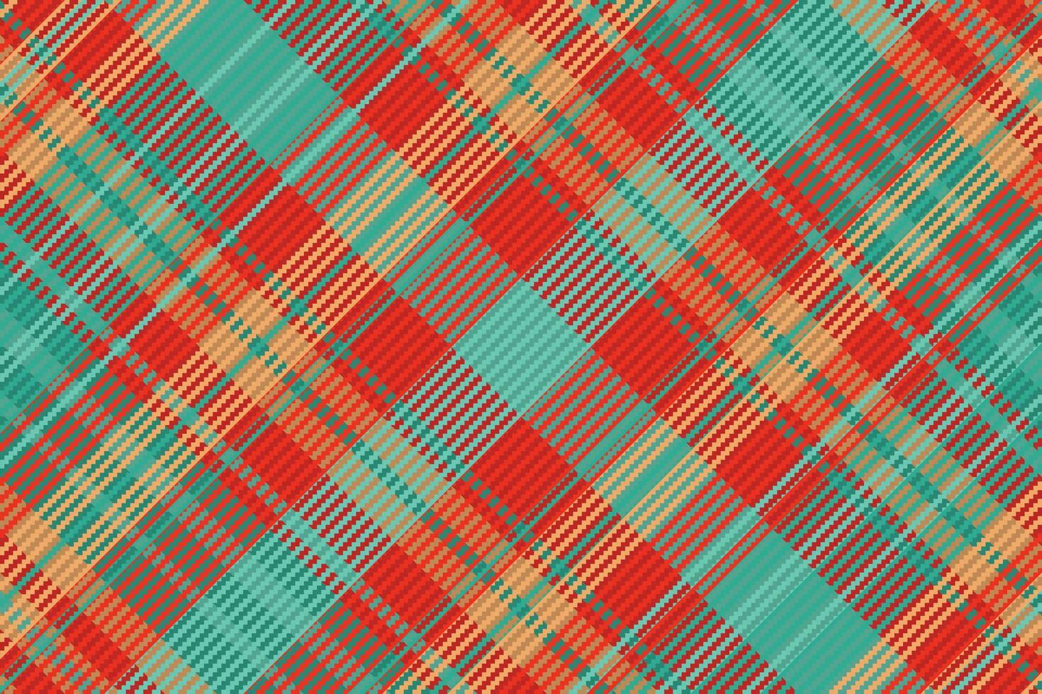 Tartan plaid pattern with texture and summer color. vector