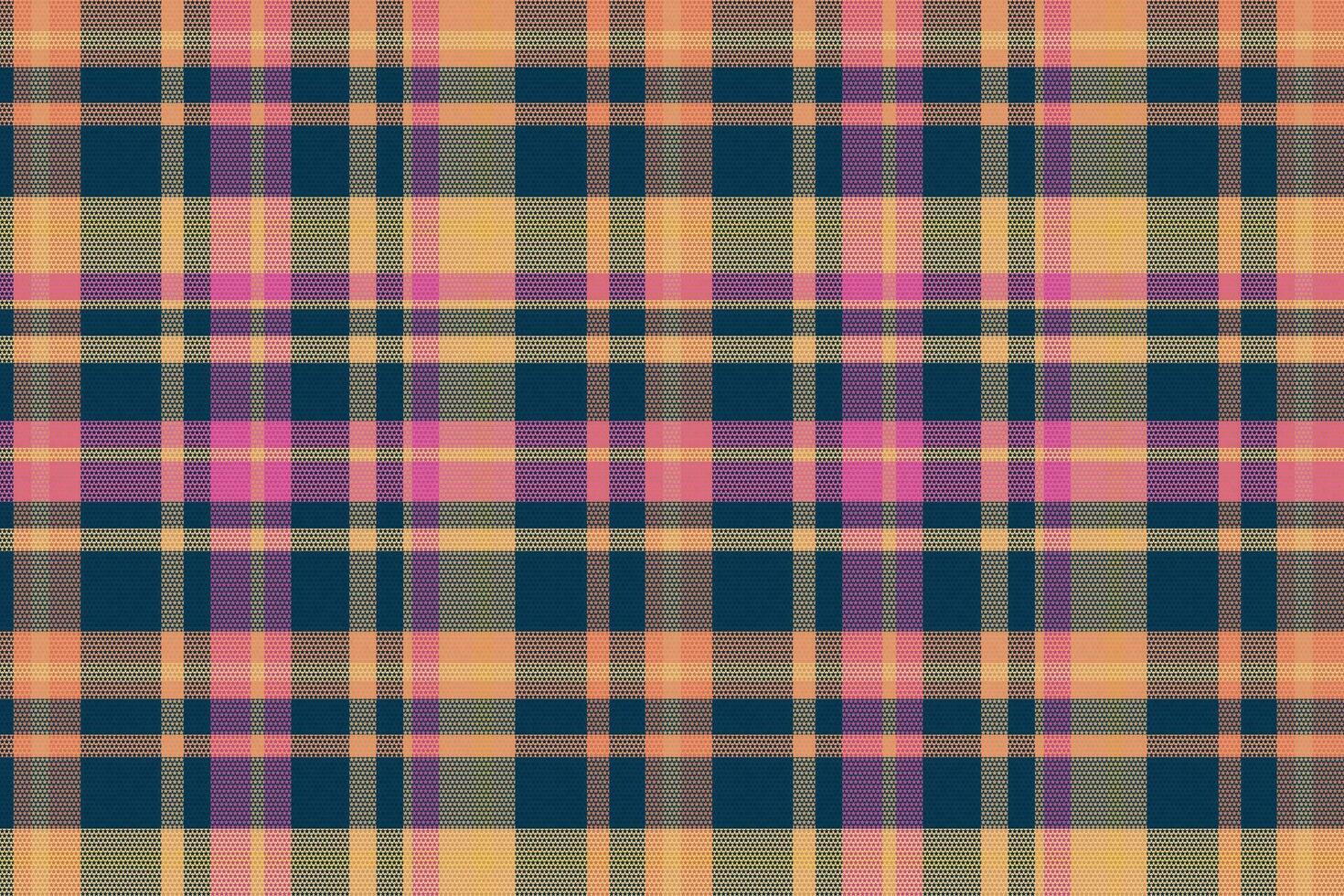 Tartan plaid pattern with texture and summer color. vector