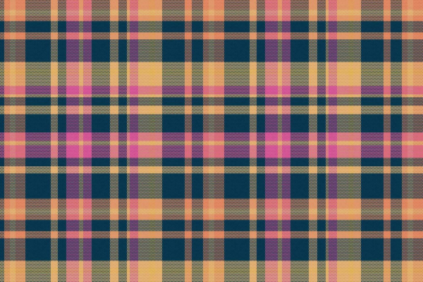 Tartan plaid pattern with texture and summer color. vector