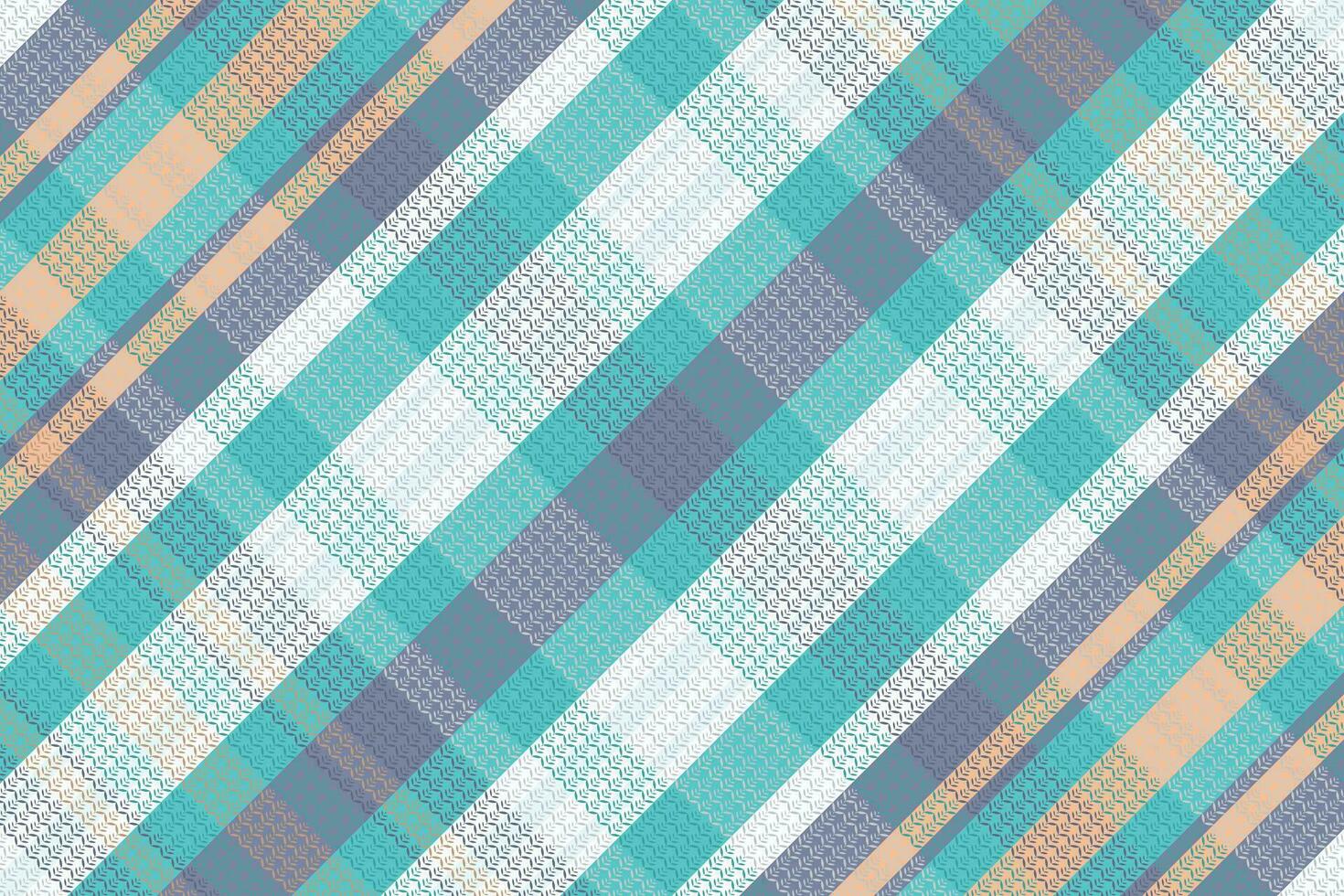 Tartan plaid pattern with texture and summer color. vector