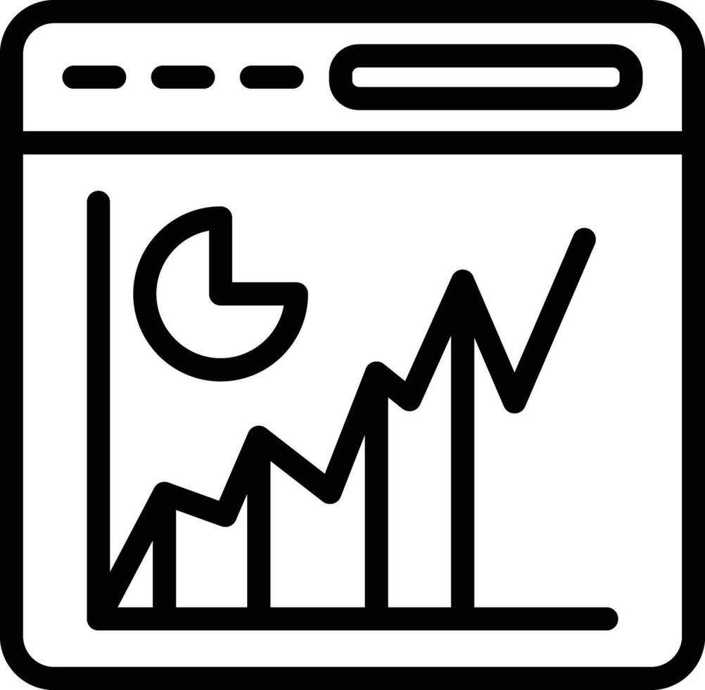 Website Statistics Vector Icon