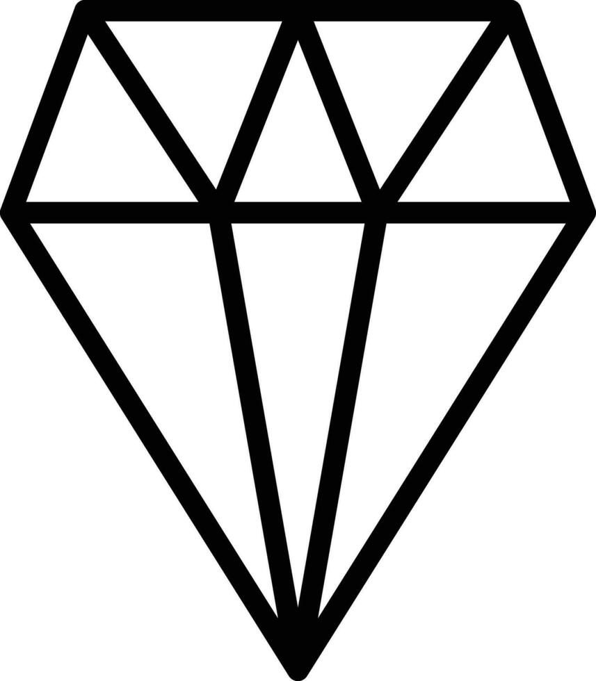 icono de vector de diamante