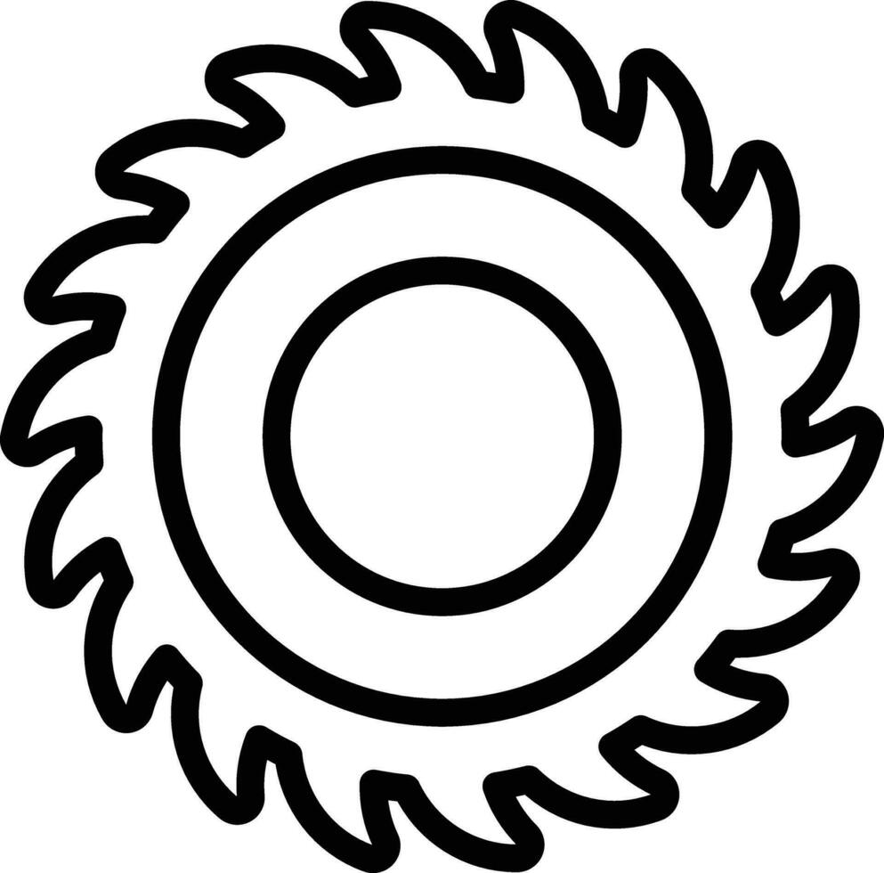 Circular Saw Vector Icon