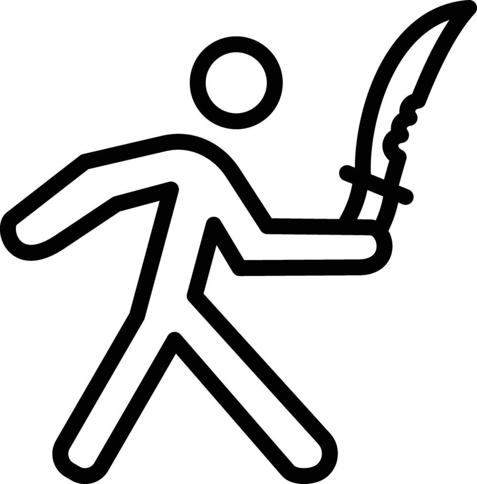 Sword Fighting Vector Icon