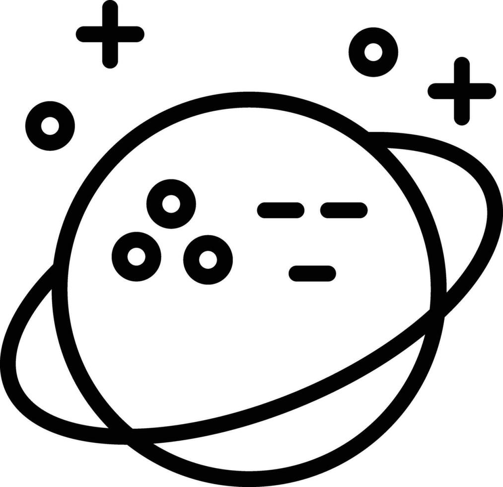 Saturn Vector Icon