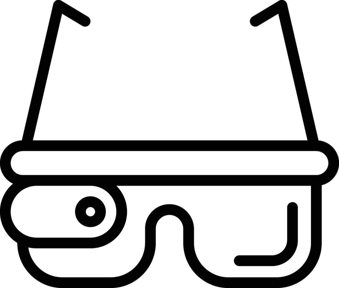 Smart Glasses Vector Icon