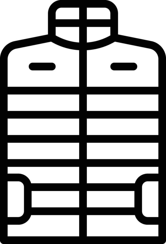 Coat Vest Vector Icon