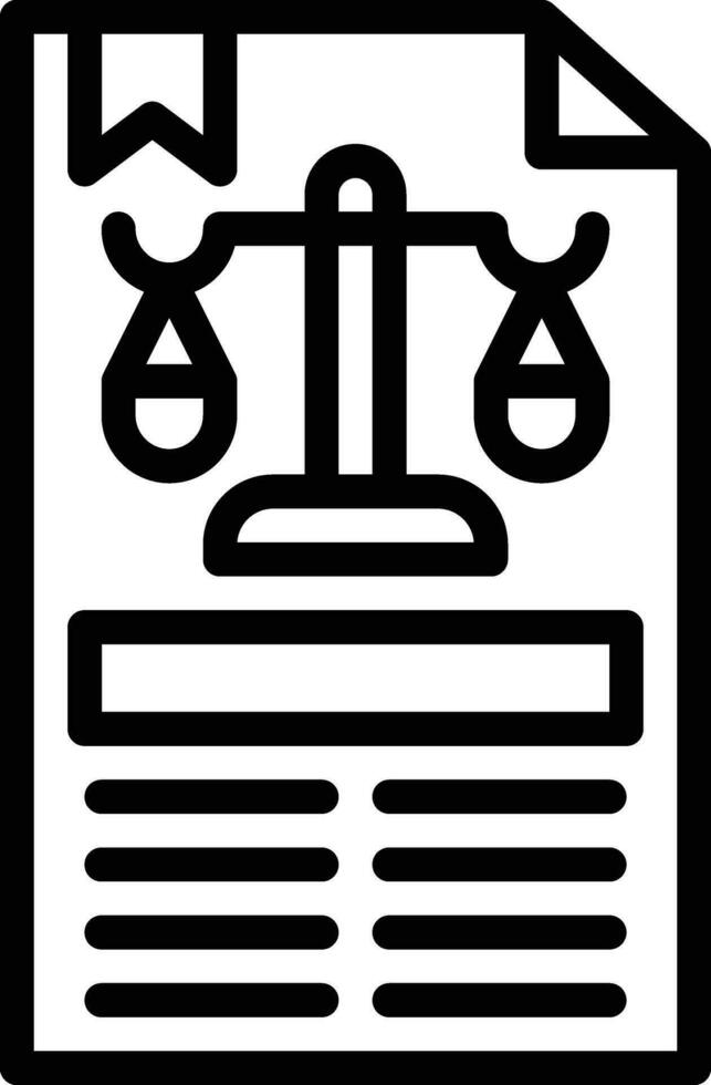 Legal Documents Vector Icon