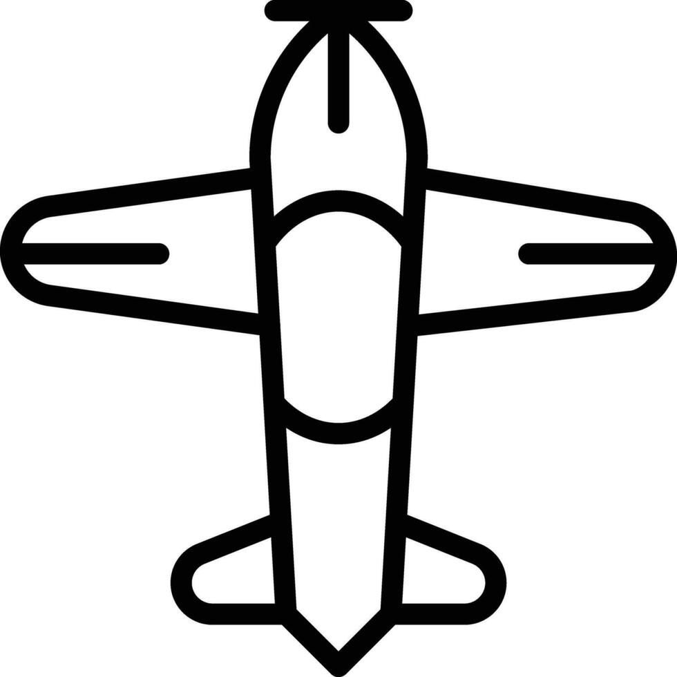 Monoplane Vector Icon