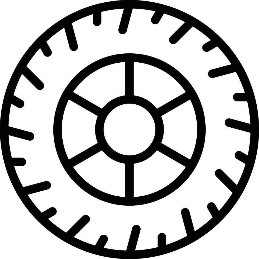 Tire Vector Icon