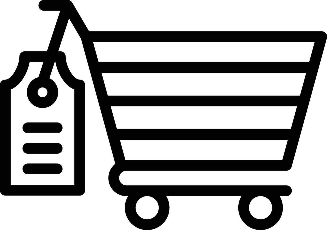 Cart Tag Vector Icon