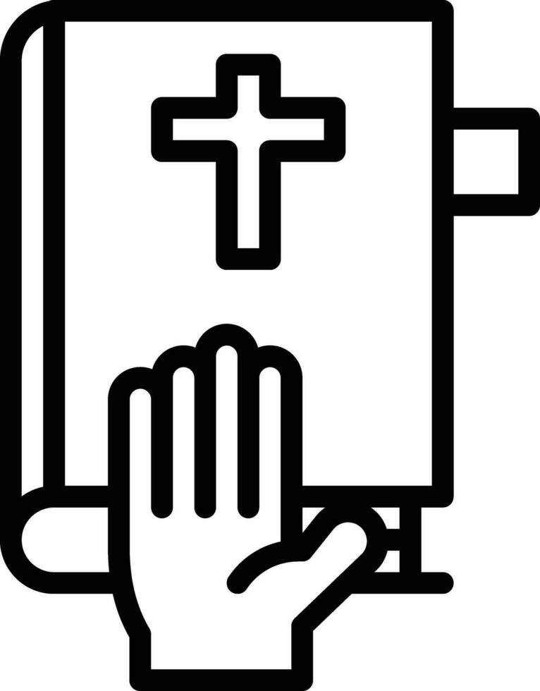 Oath Vector Icon