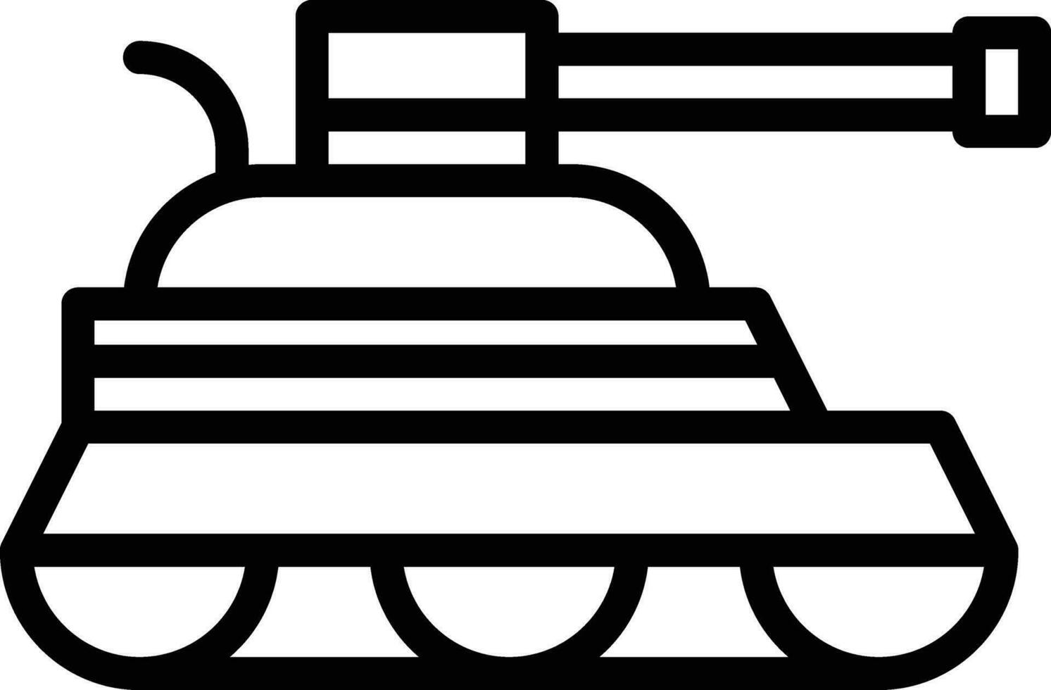 Army Tank Vector Icon