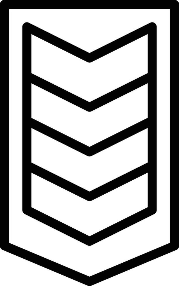 Army Chevron Vector Icon