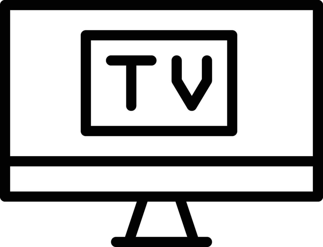 TV Screen Vector Icon