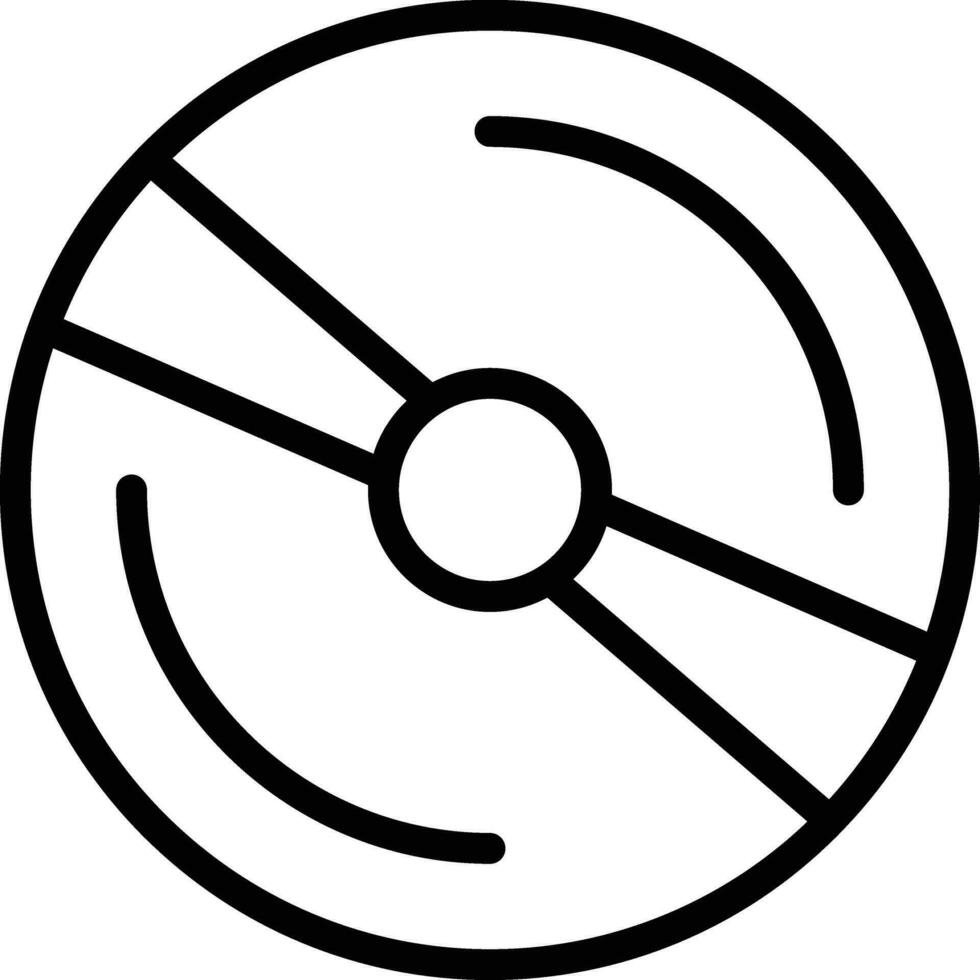 icono de vector de disco compacto