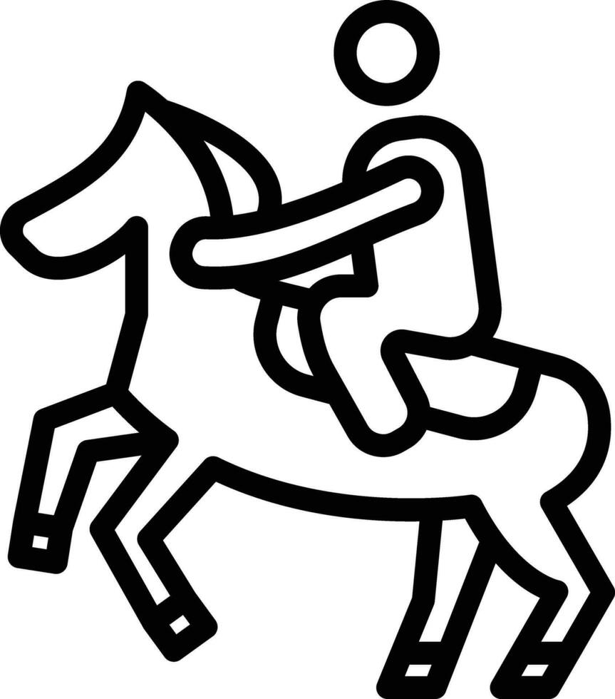 Horse Rider Vector Icon 36410557 Vector Art at Vecteezy