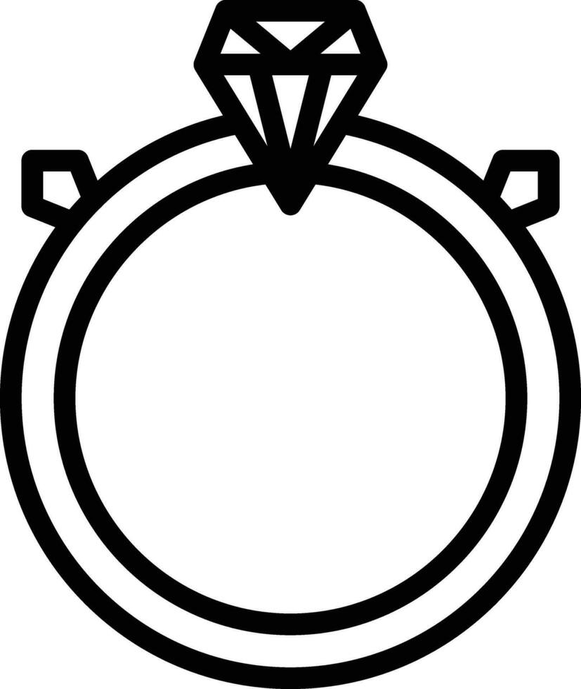 Wedding Ring Vector Icon