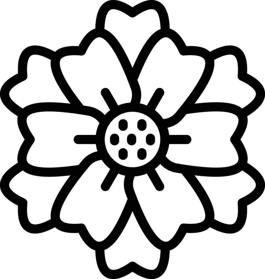 Mint Marigold Vector Icon