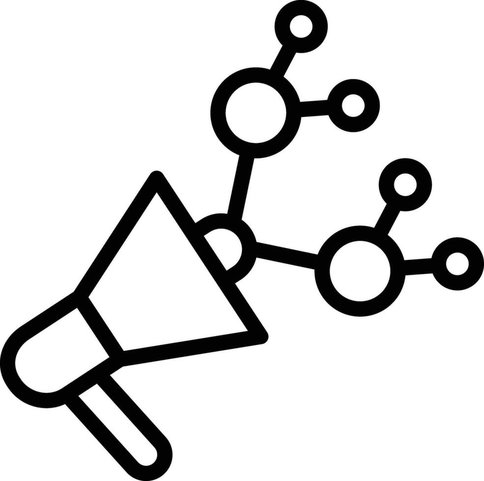 Social Promotion Vector Icon