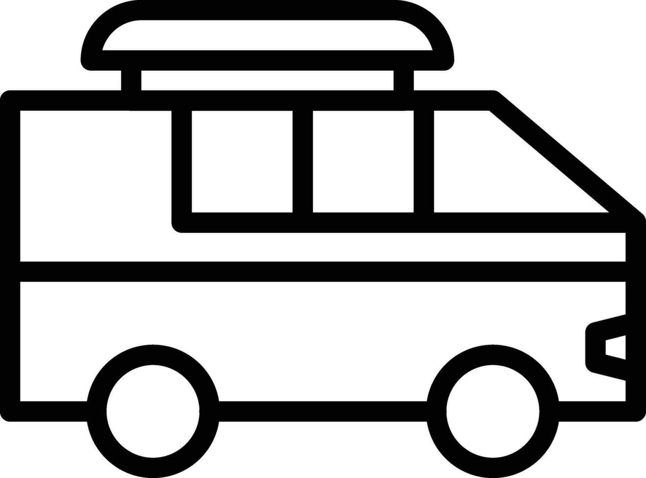 Surf Van Vector Icon