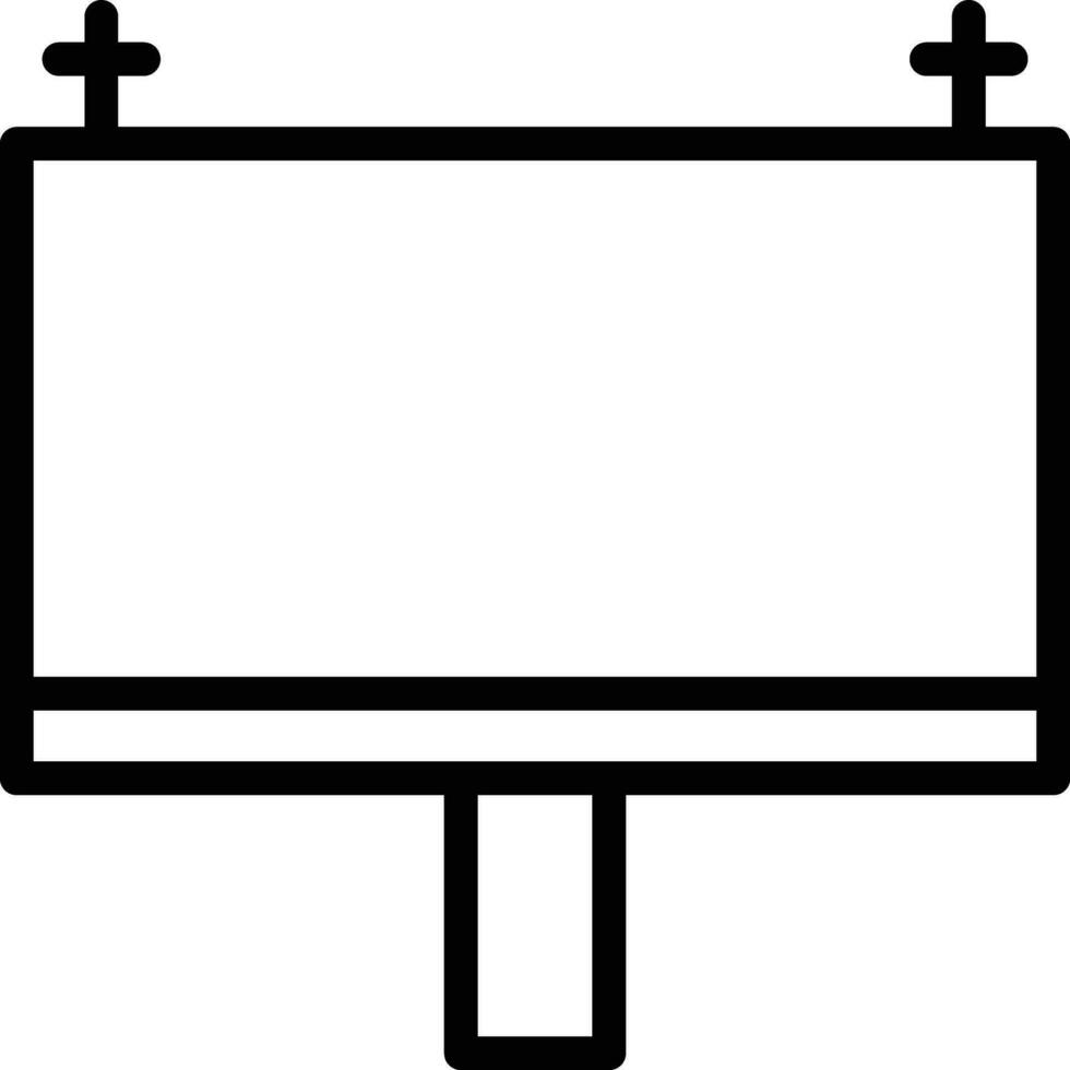 Billboard Vector Icon
