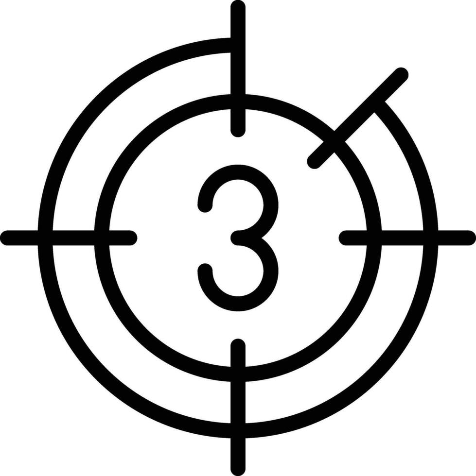 Cinema Countdown Vector Icon