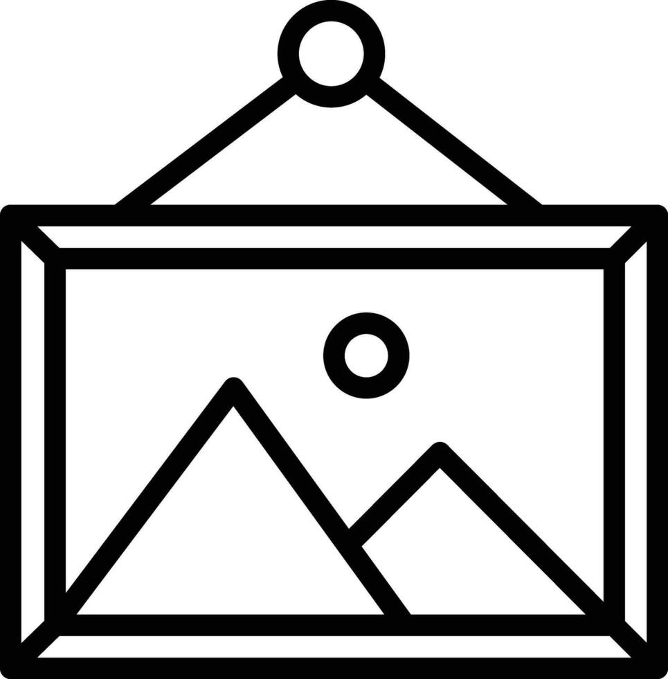 Photo Frame Vector Icon