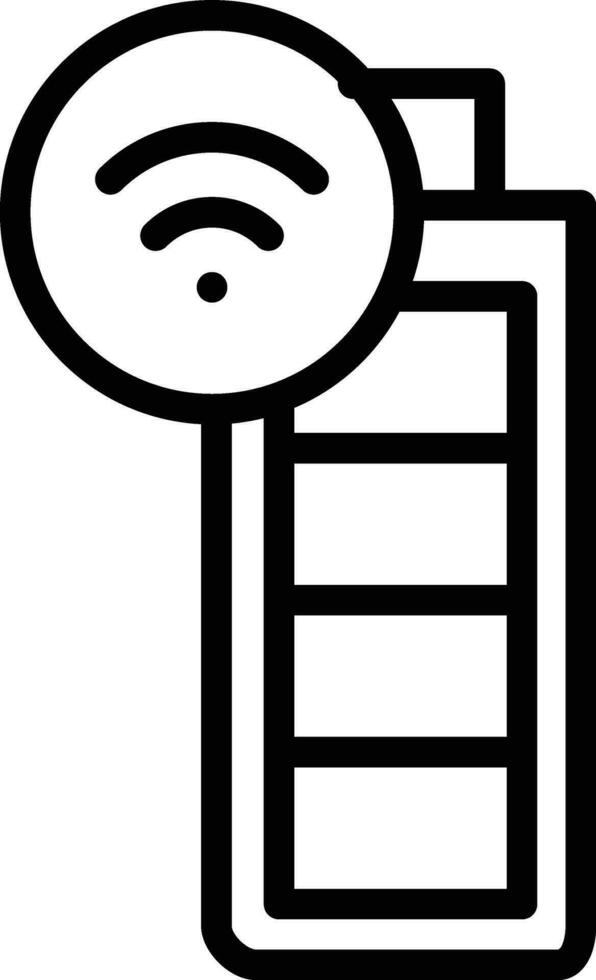 Wireles Battery Vector Icon