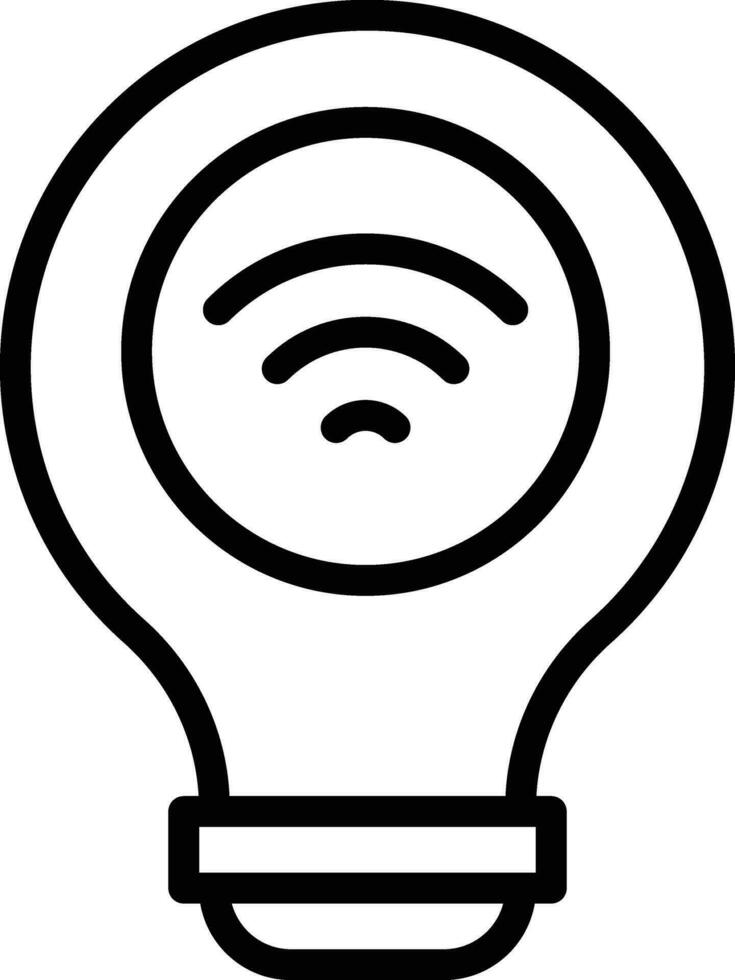 Smart Bulb Vector Icon