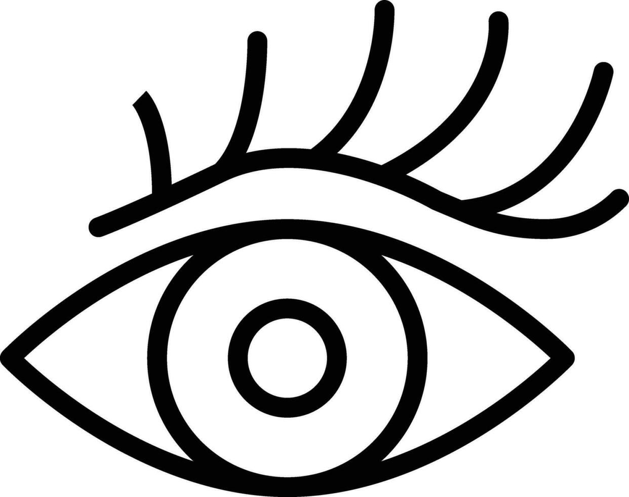 Eyelash Vector Icon