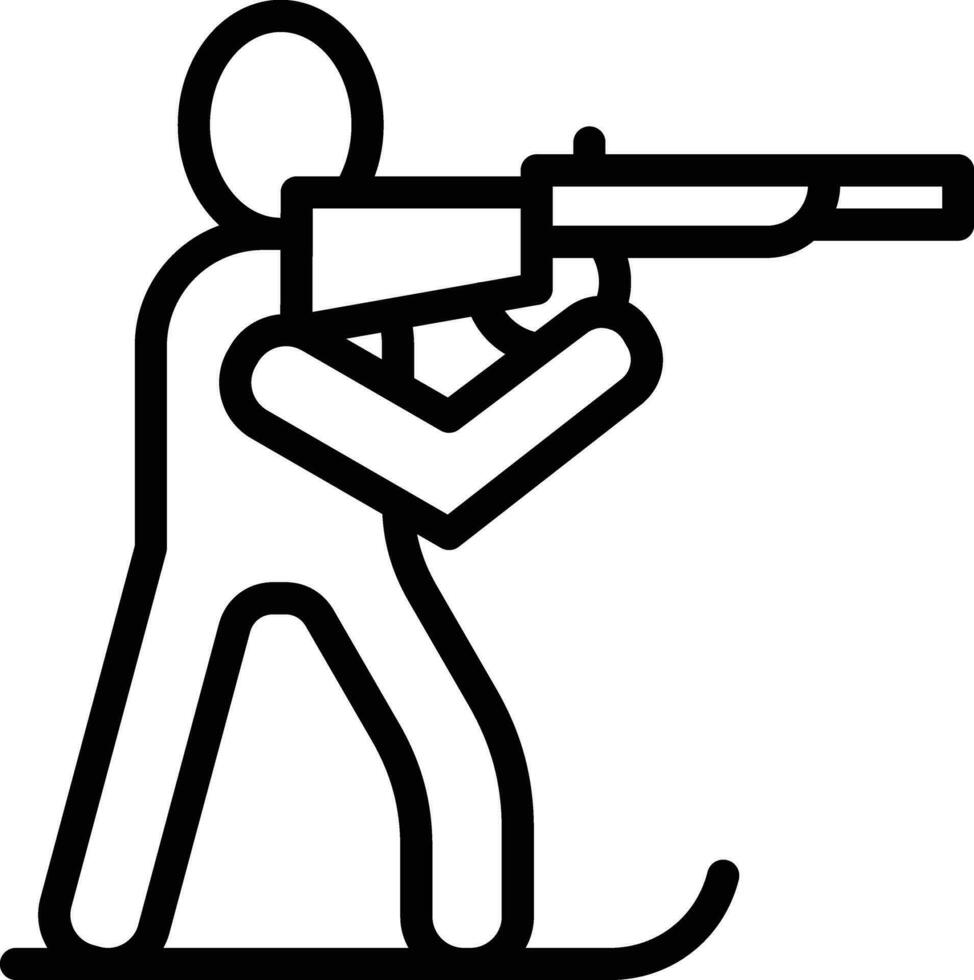 Biathlon Vector Icon