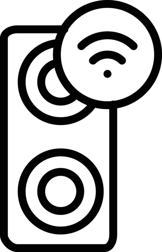 Smart Speaker Vector Icon