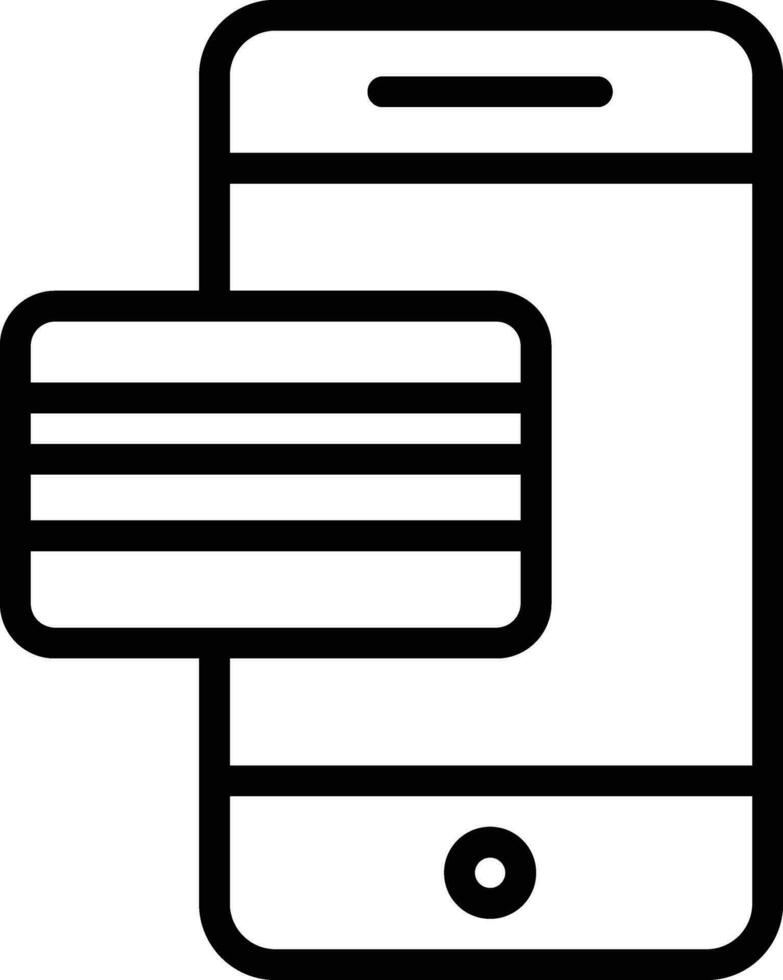 Mobile Banking Vector Icon