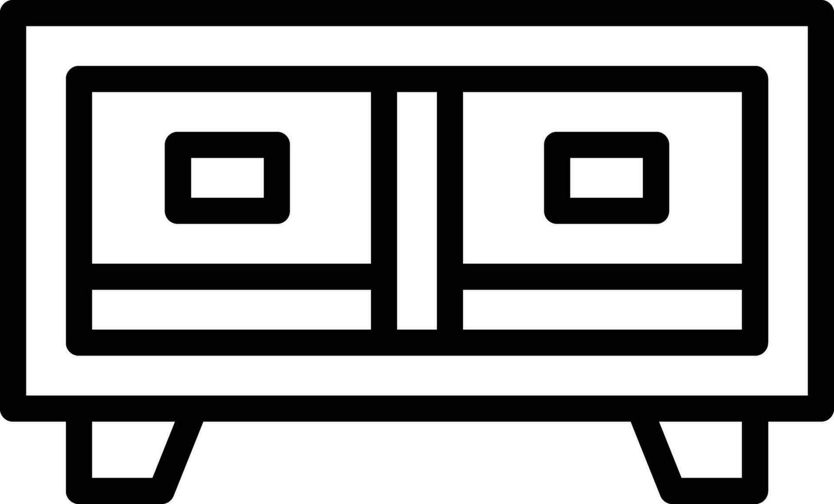 TV Stand Vector Icon