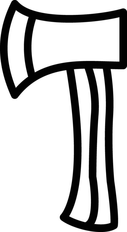 Wooden Hatchet Vector Icon