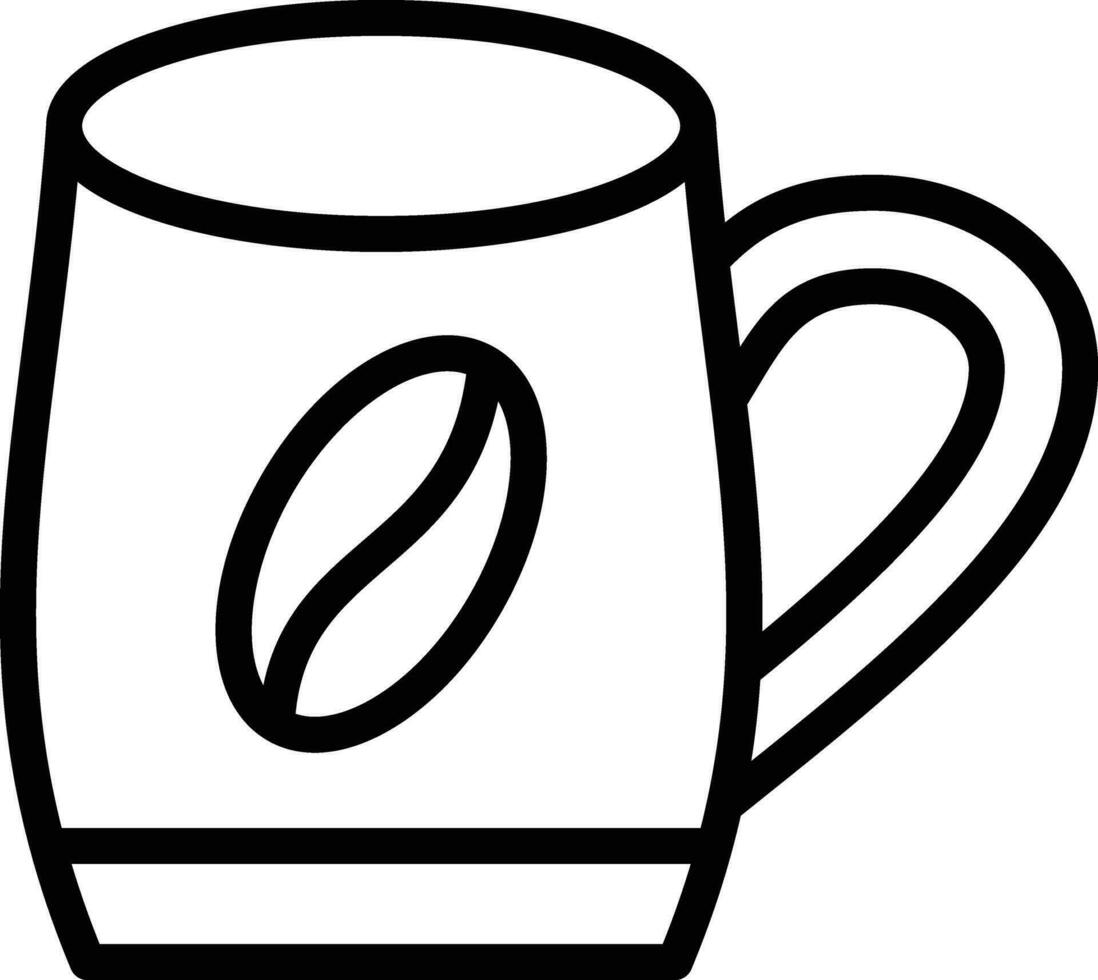 icono de vector de taza de café