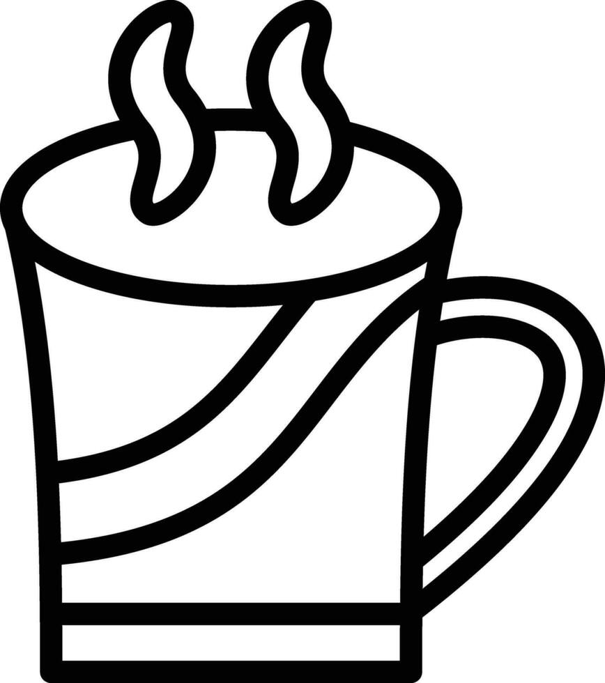 café latté vector icono