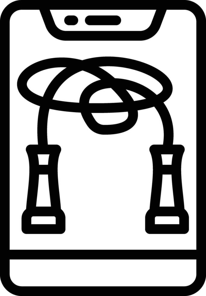 Jumping Rope Vector Icon