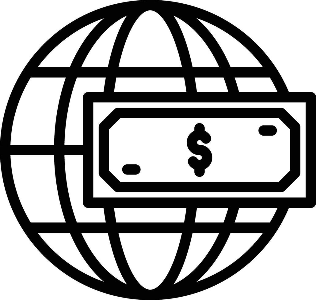 Global Currency Vector Icon